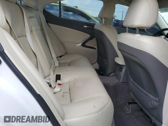 2012 Lexus IS 250 with VIN JTHCF5C29C5056935, listed as a Copart auction lot 55427425 with Not Provided miles and Clean Title. Bid and sale history available at DreamBid. Image 10.