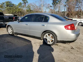 2003 Infiniti G35 w/Leather with VIN JNKCV51E83M016075, listed as a Copart auction lot 84657544 with 196,858 mi miles and Salvage Title. Bid and sale history available at DreamBid. Image 2.