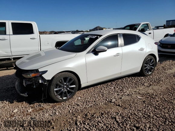 2020 Mazda Mazda3 Hatchback with VIN JM1BPALMXL1157896, listed as a Copart auction lot 43709625 with 71,258 mi miles and Salvage Title. Bid and sale history available at carsss.com. Image 1.