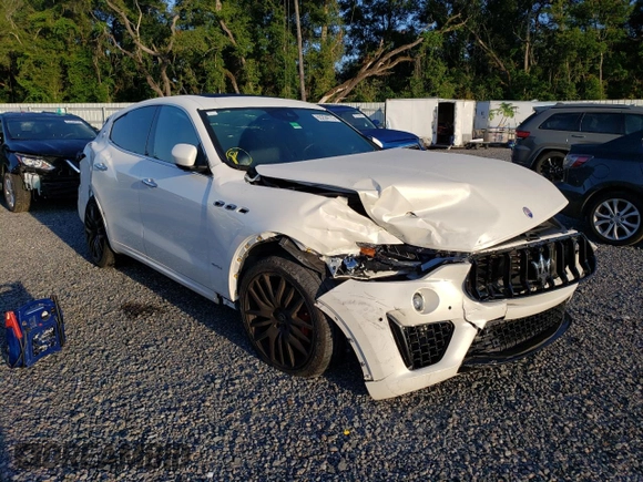 2021 Maserati Levante GranSport with VIN ZN661XUS7MX379585, listed as a Copart auction lot 63294773 with 0 mi miles. Bid and sale history available at carsss.com. Image 4.