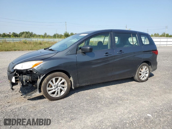 2013 Mazda 5 Touring with VIN JM1CW2CL5D0152715, listed as a Copart auction lot 71315534 with 219,315 mi miles and Salvage Title. Bid and sale history available at DreamBid. Image 1.