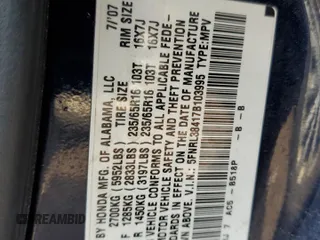 2007 Honda Odyssey EX with VIN 5FNRL38417B103995, listed as a Copart auction lot 54209415 with 319,137 mi miles and Clean Title. Bid and sale history available at carsss.com. Image 13.