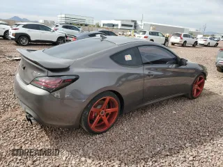 2013 Hyundai Genesis Coupe R-Spec with VIN KMHHU6KJXDU100309, listed as a Copart auction lot 49429355 with 163,605 mi miles and Salvage title. Bid and sale history available at DreamBid. Image 3.