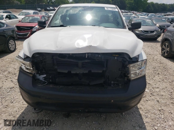 2016 Ram 1500 Tradesman z VIN 3C6JR6DT9GG363735, wystawiony jako Copart lot #56170895 z przebiegiem 18 269 mil mil oraz Szkoda całkowita • Salvage title. Historia ofert i sprzedaży dostępna na DreamBid. Obrazek 5.