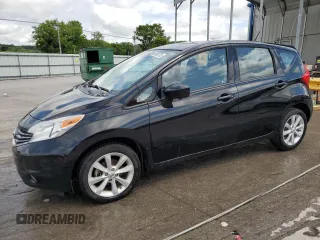 2016 Nissan Note S with VIN 3N1CE2CPXGL395968, listed as a Copart auction lot 58583725 with 144,252 mi miles and Salvage title. Bid and sale history available at DreamBid. Image 1.