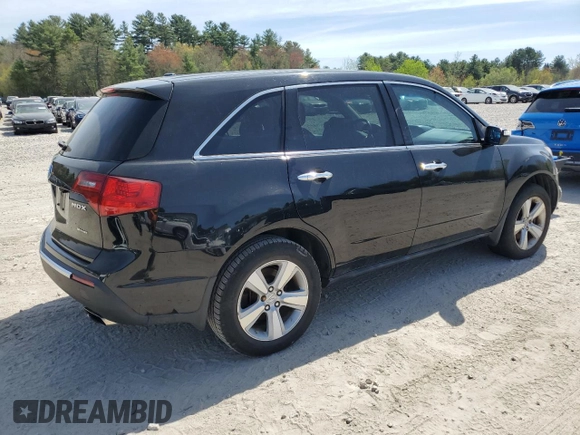 2010 Acura MDX Technology Pkg with VIN 2HNYD2H65AH529544, listed as a Copart auction lot 55494205 with 195,830 mi miles and Clean Title. Bid and sale history available at carsss.com. Image 3.