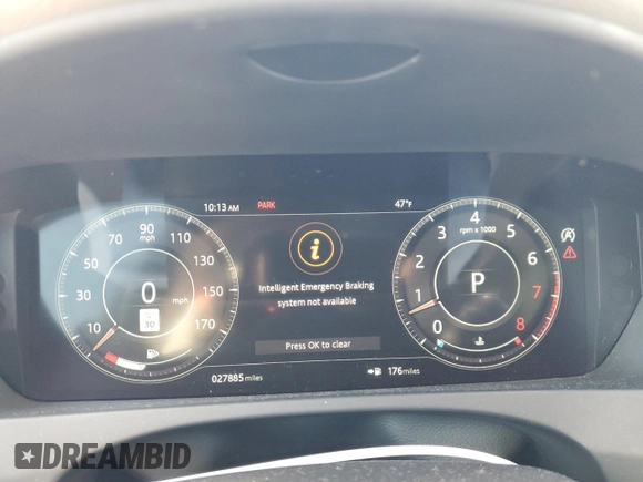 2020 Jaguar F-Pace 30t Portfolio z VIN SADCN2GX2LA632014, wystawiony jako Copart lot #45778684 z przebiegiem 27 885 mil mil oraz Szkoda całkowita • Salvage title. Historia ofert i sprzedaży dostępna na DreamBid. Obrazek 9.
