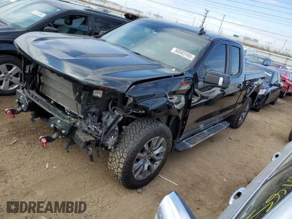 2019 Chevrolet Silverado 1500 RST with VIN 1GCRYEED3KZ241669, listed as a Copart auction lot 50583165 with 69,056 mi miles and Salvage Title. Bid and sale history available at DreamBid. Image 1.