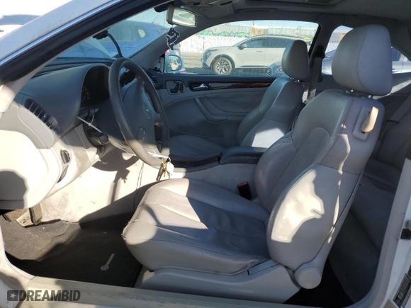 2001 Mercedes-Benz CLK-Class with VIN WDBLJ65G31F184950, listed as a Copart auction lot 80781964 with 168,602 mi miles and Clean Title. Bid and sale history available at carsss.com. Image 7.