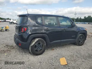2020 Jeep Renegade Sport with VIN ZACNJAAB7LPL71211, listed as a Copart auction lot 57152255 with 47,477 mi miles and Salvage title. Bid and sale history available at DreamBid. Image 3.