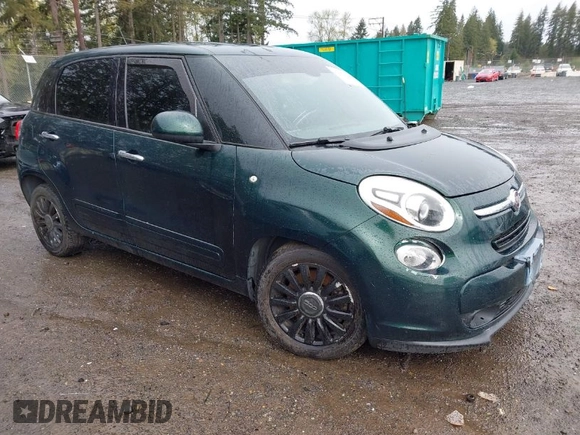 2014 FIAT 500L Easy with VIN ZFBCFABH9EZ003635, listed as a IAAI auction lot 41980367 with 89,957 mi miles. Bid and sale history available at carsss.com. Image 1.