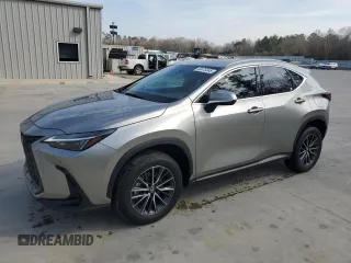 2023 Lexus NX with VIN 2T2GGCEZ5PC025684, listed as a Copart auction lot 43473345 with 4,155 mi miles and Salvage Title. Bid and sale history available at carsss.com. Image 1.