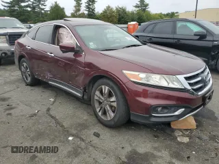 2014 Honda Crosstour EX-L with VIN 5J6TF2H54EL003281, listed as a Copart auction lot 71790424 with 124,527 mi miles and Salvage Title. Bid and sale history available at carsss.com. Image 4.
