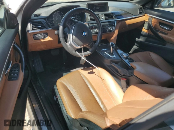 2014 BMW 4 Series 428i with VIN WBA3V7C51EJ873074, listed as a Copart auction lot 58778785 with 94,007 mi miles and Salvage title. Bid and sale history available at DreamBid. Image 8.