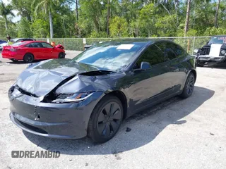 2025 Tesla Model 3 Long Range with VIN 5YJ3E1EA9SF897555, listed as a IAAI auction lot 41886716 with 6,757 mi miles and . Bid and sale history available at carsss.com. Image 12.