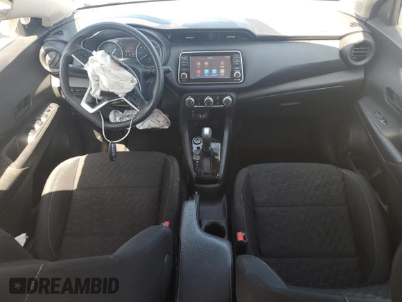 2022 Nissan Kicks S with VIN 3N1CP5BVXNL495027, listed as a Copart auction lot 52143215 with 50,425 mi miles and Salvage Title. Bid and sale history available at DreamBid. Image 8.