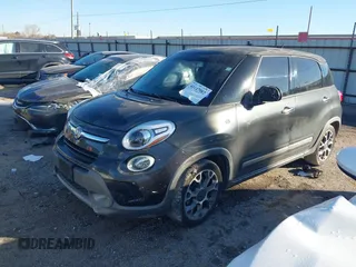 2015 FIAT 500L Urbana Trekking with VIN ZFBCFADH6FZ034923, listed as a IAAI auction lot 41417982 with 122,104 mi miles and . Bid and sale history available at DreamBid. Image 2.