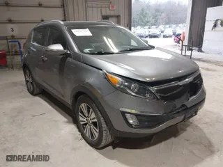 2016 Kia Sportage EX with VIN KNDPCCACXG7869254, listed as a IAAI auction lot 41830706 with 107,448 mi miles. Bid and sale history available at carsss.com. Image 1.