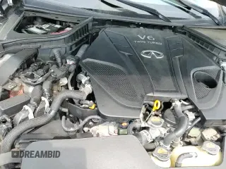 2019 Infiniti Q50 Luxe with VIN JN1EV7AR6KM592189, listed as a Copart auction lot 59009735 with 82,609 mi miles and Salvage title. Bid and sale history available at DreamBid. Image 13.