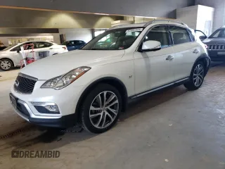 2017 Infiniti QX50 with VIN JN1BJ0RR0HM411073, listed as a Copart auction lot 52997324 with 77,672 mi miles. Bid and sale history available at carsss.com. Image 1.