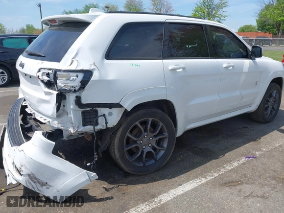 2021 Jeep Grand Cherokee Overland with VIN 1C4RJFCG6MC592296, listed as a IAAI auction lot 42170899 with 56,553 mi miles and . Bid and sale history available at DreamBid. Image 4.