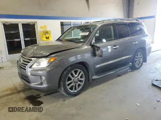 2015 Lexus LX 570 with VIN JTJHY7AX9F4186037, listed as a Copart auction lot 61618605 with 89,812 mi miles and Salvage title. Bid and sale history available at DreamBid. Image 1.