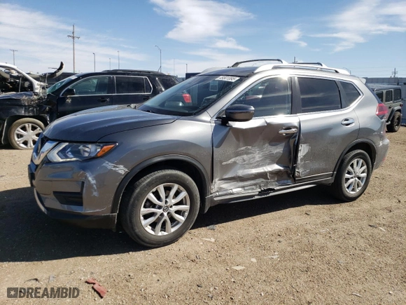2020 Nissan Rogue SV with VIN JN8AT2MV5LW112179, listed as a Copart auction lot 49501895 with 40,183 mi miles and Salvage Title. Bid and sale history available at carsss.com. Image 1.