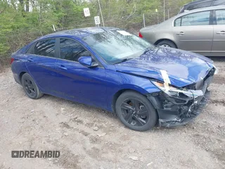 2021 Hyundai Elantra SEL z VIN 5NPLM4AG7MH045336, wystawiony jako IAAI lot #42016788 z przebiegiem 81 401 mil mil oraz . Historia ofert i sprzedaży dostępna na DreamBid. Obrazek 1.