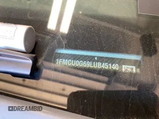 2020 Ford Escape SE с VIN 1FMCU0G69LUB45140, выставлен на аукционе IAAI как лот 42297476 с пробегом 85 294 миль миль и . История ставок и продаж доступна на DreamBid. Изображение 1.