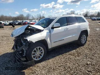 2021 Jeep Grand Cherokee Laredo E with VIN 1C4RJFAG6MC842638, listed as a Copart auction lot 53339525 with 38,256 mi miles and Salvage title. Bid and sale history available at DreamBid. Image 1.