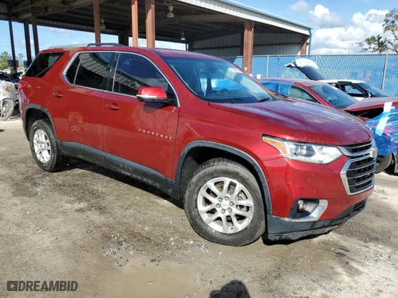 2018 Chevrolet Traverse LT Cloth with VIN 1GNERGKW6JJ281018, listed as a Copart auction lot 45367585 with 111,630 mi miles and Non Repairable. Bid and sale history available at carsss.com. Image 4.