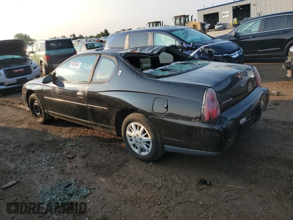 2002 Chevrolet Monte Carlo LS with VIN 2G1WW12E129172000, listed as a Copart auction lot 63665684 with 0 mi miles and Non Repairable. Bid and sale history available at carsss.com. Image 2.