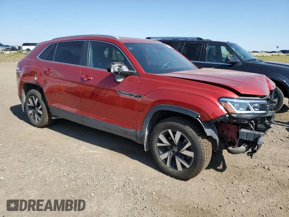 2020 Volkswagen Atlas SEL with VIN 1V2MC2CA8LC204183, listed as a Copart auction lot 70204694 with 54,704 mi miles and Salvage title. Bid and sale history available at DreamBid. Image 4.
