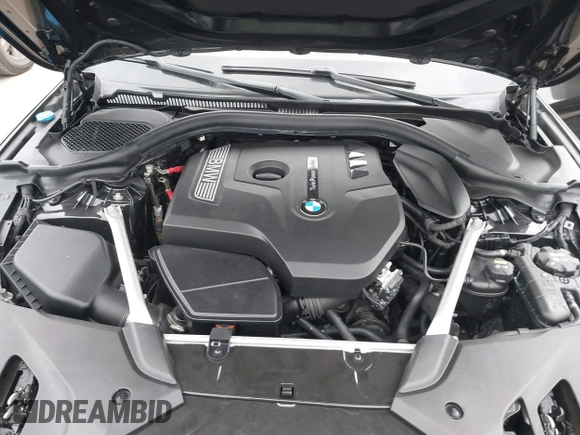 2019 BMW 5 Series 530i with VIN WBAJA5C50KWW38431, listed as a IAAI auction lot 41483263 with 94,436 mi miles. Bid and sale history available at carsss.com. Image 10.