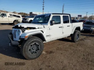 2021 Jeep Gladiator Sport S z VIN 1C6HJTAG3ML508147, wystawiony jako Copart lot #48137855 z przebiegiem 43 407 mil mil oraz Szkoda całkowita • Salvage title. Historia ofert i sprzedaży dostępna na DreamBid. Obrazek 1.