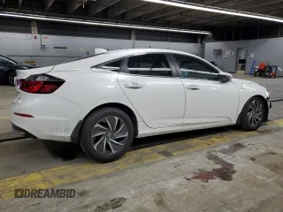 2019 Honda Insight Touring with VIN 19XZE4F90KE001780, listed as a Copart auction lot 49476745 with 90,301 mi miles and Salvage Title. Bid and sale history available at carsss.com. Image 3.