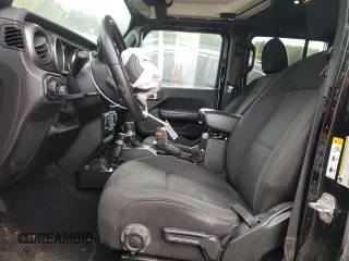 2020 Jeep Wrangler Unlimited Sport S with VIN 1C4HJXDN0LW115231, listed as a Copart auction lot 53436115 with 64,307 mi miles and Salvage title. Bid and sale history available at DreamBid. Image 7.