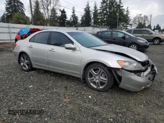 2006 Acura RL with VIN JH4KB16526C000258, listed as a Copart auction lot 50837075 with 129,833 mi miles and Salvage Title. Bid and sale history available at DreamBid. Image 4.