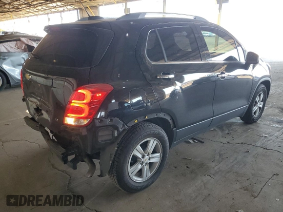 2020 Chevrolet Trax LT with VIN KL7CJLSBXLB011572, listed as a Copart auction lot 54706495 with 75,223 mi miles and Salvage title. Bid and sale history available at DreamBid. Image 3.