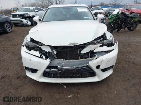 2015 Lexus IS 250 with VIN JTHCF1D25F5019537, listed as a IAAI auction lot 41643532 with 66,765 mi miles and . Bid and sale history available at DreamBid. Image 6.