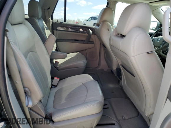 2017 Buick Enclave Leather with VIN 5GAKVBKD4HJ315218, listed as a Copart auction lot 53353915 with 132,781 mi miles and Salvage Title. Bid and sale history available at DreamBid. Image 11.