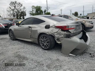 2015 Lexus RC 350 F Sport with VIN JTHHE5BC3F5009665, listed as a Copart auction lot 63131955 with 117,132 mi miles and Salvage title. Bid and sale history available at DreamBid. Image 2.