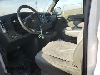 2011 Chevrolet Express Cargo with VIN 1GCSGAFX7B1175082, listed as a Copart auction lot 76302444 with Not provided miles and Salvage title. Bid and sale history available at DreamBid. Image 7.