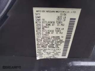 2007 Nissan Quest S with VIN 5N1BV28U57N125582, listed as a Copart auction lot 72336314 with 218,276 mi miles and Salvage Title. Bid and sale history available at carsss.com. Image 13.
