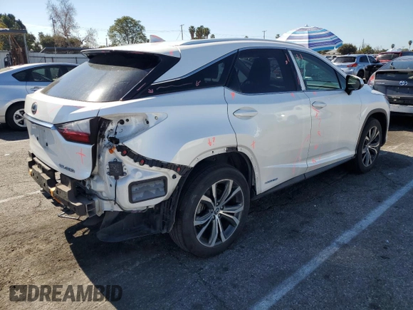 2018 Lexus RX with VIN 2T2BGMCA2JC024657, listed as a Copart auction lot 46326325 with 55,267 mi miles and Salvage Title. Bid and sale history available at carsss.com. Image 3.