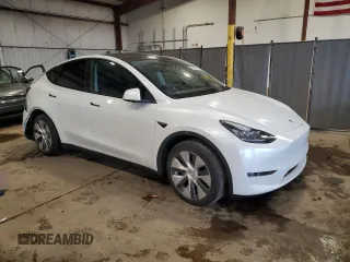 2022 Tesla Model Y Long Range z VIN 7SAYGDEEXNA012904, wystawiony jako Copart lot #57492865 z przebiegiem 31 294 mil mil oraz Szkody całkowita. Historia ofert i sprzedaży dostępna na DreamBid. Obrazek 4.
