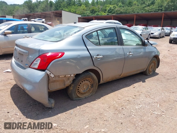 2012 Nissan Versa S with VIN 3N1CN7AP5CL869013, listed as a IAAI auction lot 42567028 with 145,224 mi miles and . Bid and sale history available at DreamBid. Image 4.