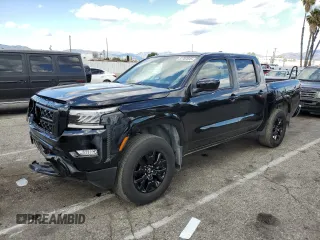 2023 Nissan Frontier PRO-4X with VIN 1N6ED1EK3PN613735, listed as a Copart auction lot 51707615 with 17,743 mi miles and Salvage Title. Bid and sale history available at carsss.com. Image 1.