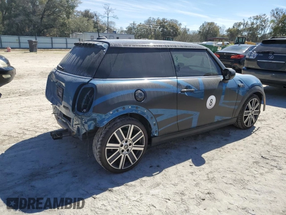 2022 MINI Hardtop Cooper S with VIN WMW53DH00N2R71257, listed as a Copart auction lot 47015765 with 26,394 mi miles and Salvage title. Bid and sale history available at DreamBid. Image 3.