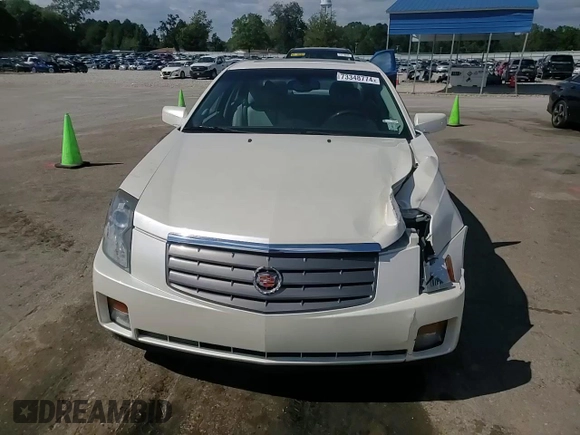 2006 Cadillac CTS with VIN 1G6DP577460126144, listed as a Copart auction lot 73348774 with 104,916 mi miles and Salvage Title. Bid and sale history available at carsss.com. Image 10.